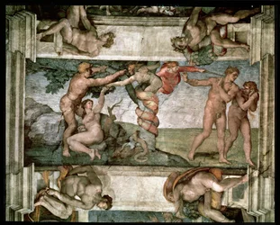 Soffitto della Cappella Sistina: La Caduta dell